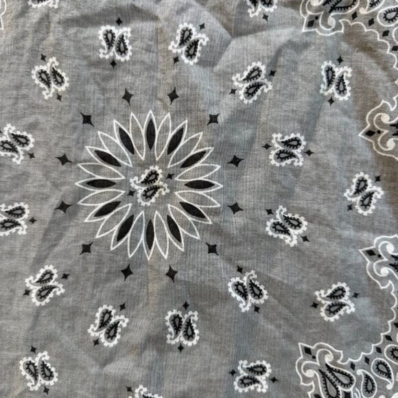 RTH Simple Tote Leather Trim Classic Bandana - Picture 9 of 10